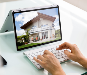 hands typing on keyboard