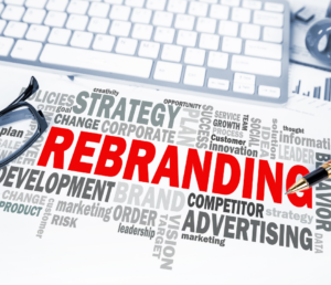 words indicated in rebranding